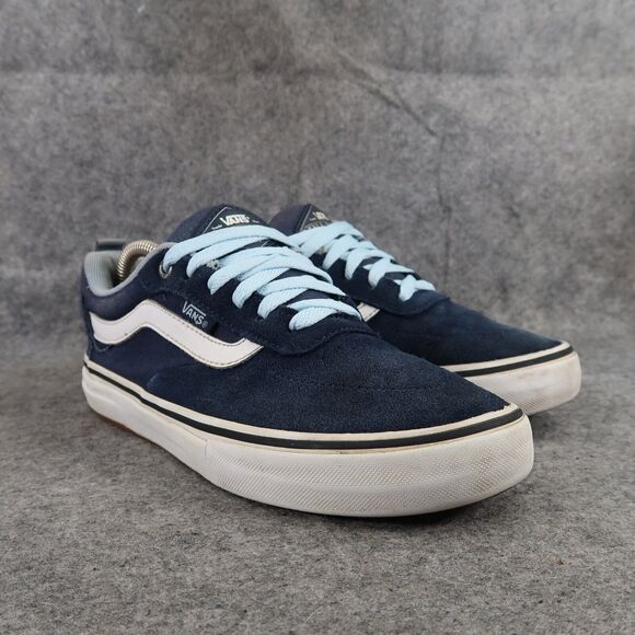 Vans Shoes Mens 6.5 Sneakers Kyle Walker Pro Leather Skateboarding Casual Blue - Picture 1 of 16
